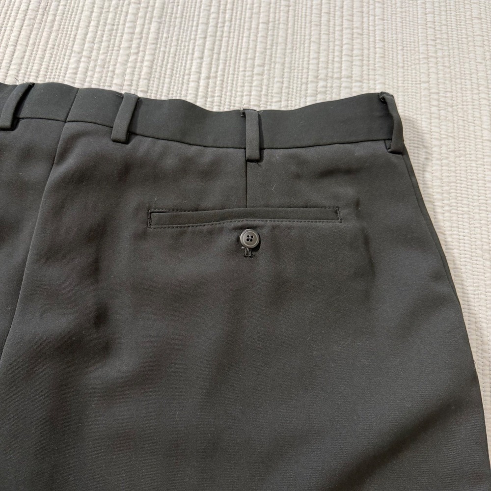 Alan Flusser Golf Mens Size 40 Black Polyester Flat Front Performance Shorts - Picture 8 of 14